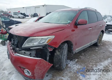 2015 Nissan Pathfinder Sl from USA, damaged, VIN 5N1AR2MMXFC635264